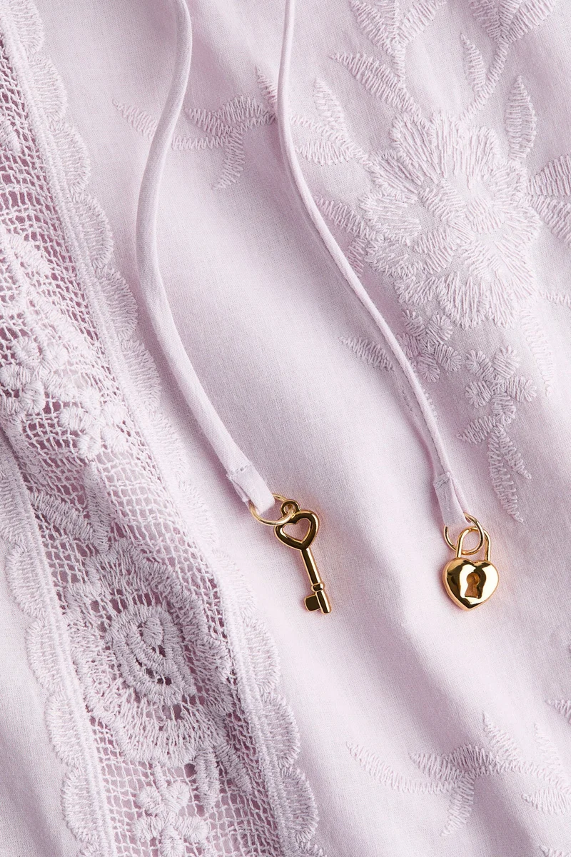 H&M Lace-inset tunic dress